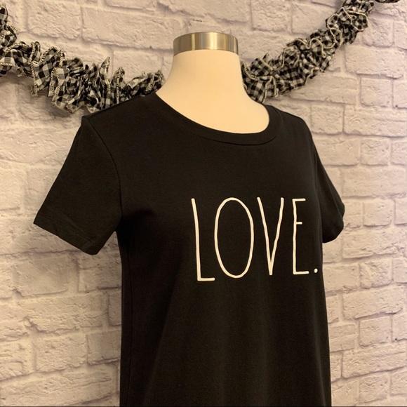 Rae Dunn “LOVE” T-Shirt in Classic Black - Picture 4 of 10